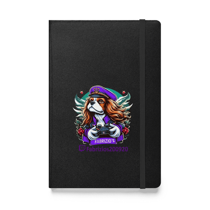 Royal Gamer Dog Hardcover Notebook product image (1)