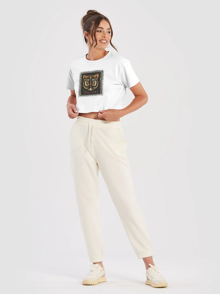 Yeobo Tiger White Crop Top product image (1)