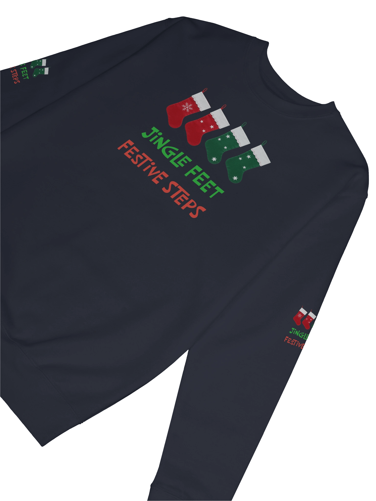 Jingle Feet Festive Christmas Sweatshirt product image (56)