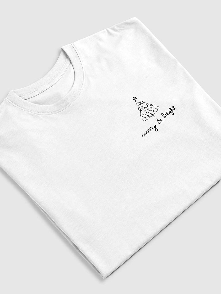 Christmas Men's T-shit | merry & bright | small print product image (2)