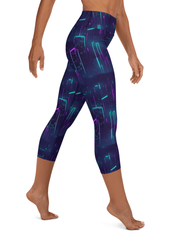 Neon City Yoga Capri Leggings product image (6)