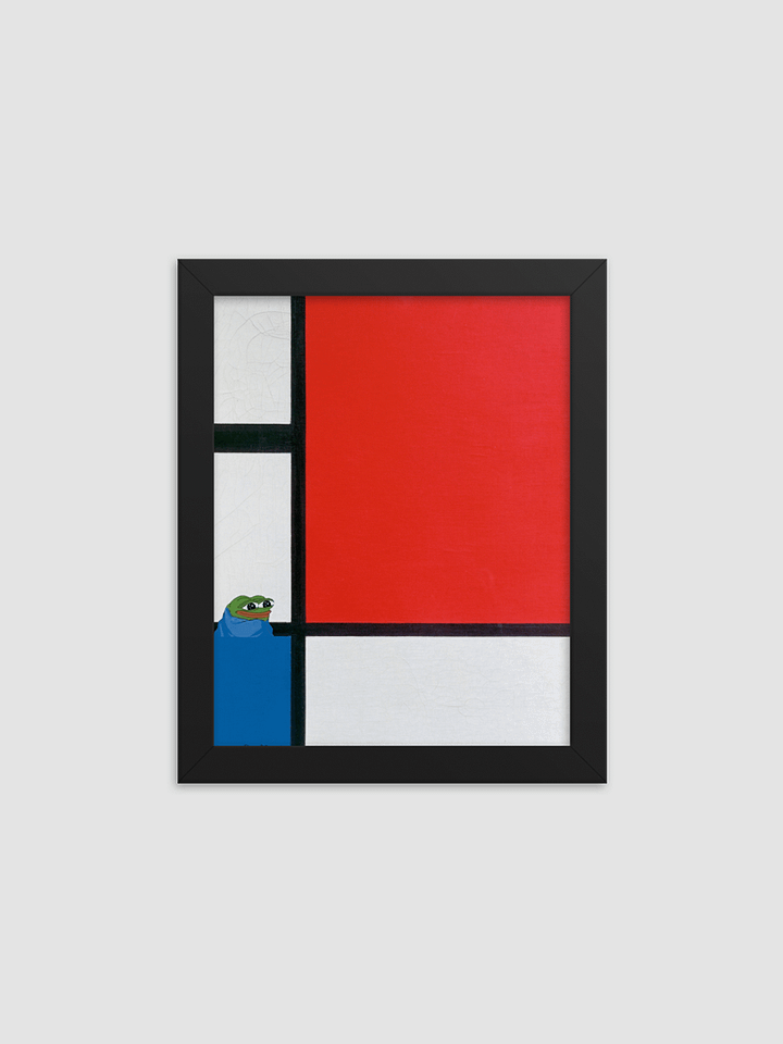 Composition of Red, Blue, Yellow, and Peepo Print product image (1)
