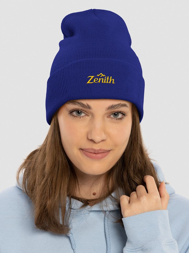 Cuffed Beanie with Embroidered ZENITH Design - Exclusive Winter Accessory product image (1)
