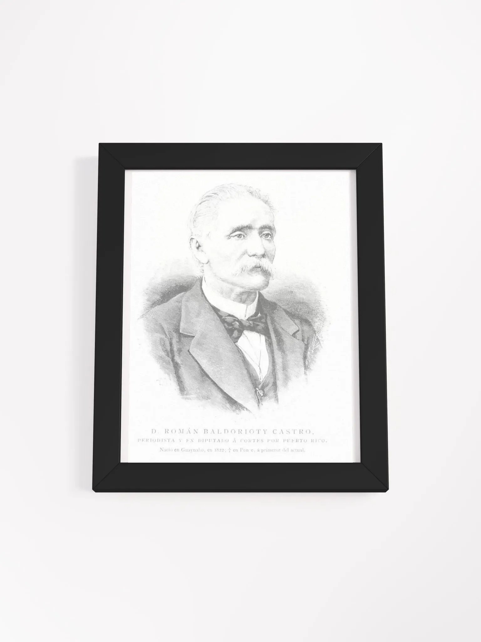 Cuadro - D. Román Baldorioty De Castro: Diputado Provincia de Puerto Rico product image (1)