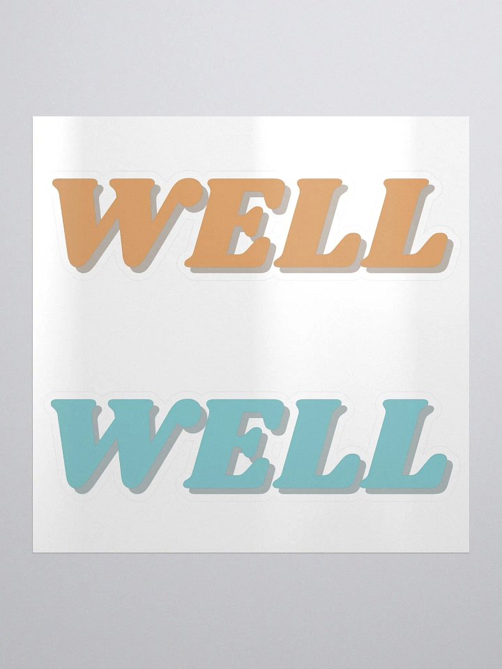 WELL stickers product image (1)