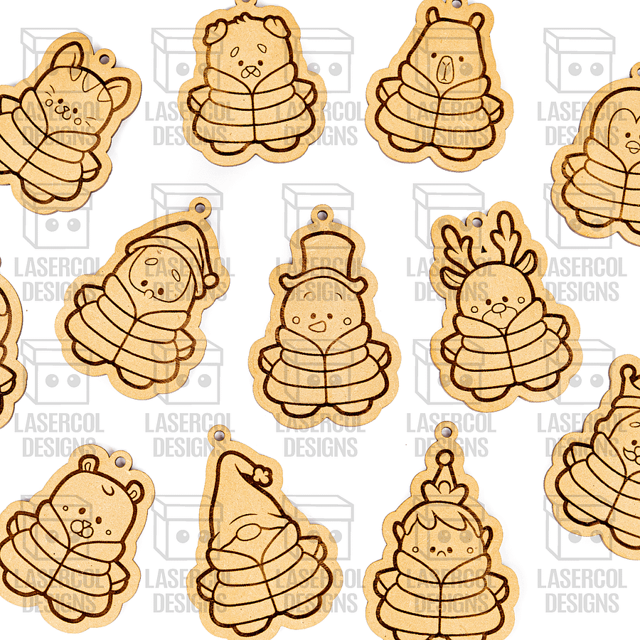 Christmas Ornaments - Laser Cut Files product image (7)