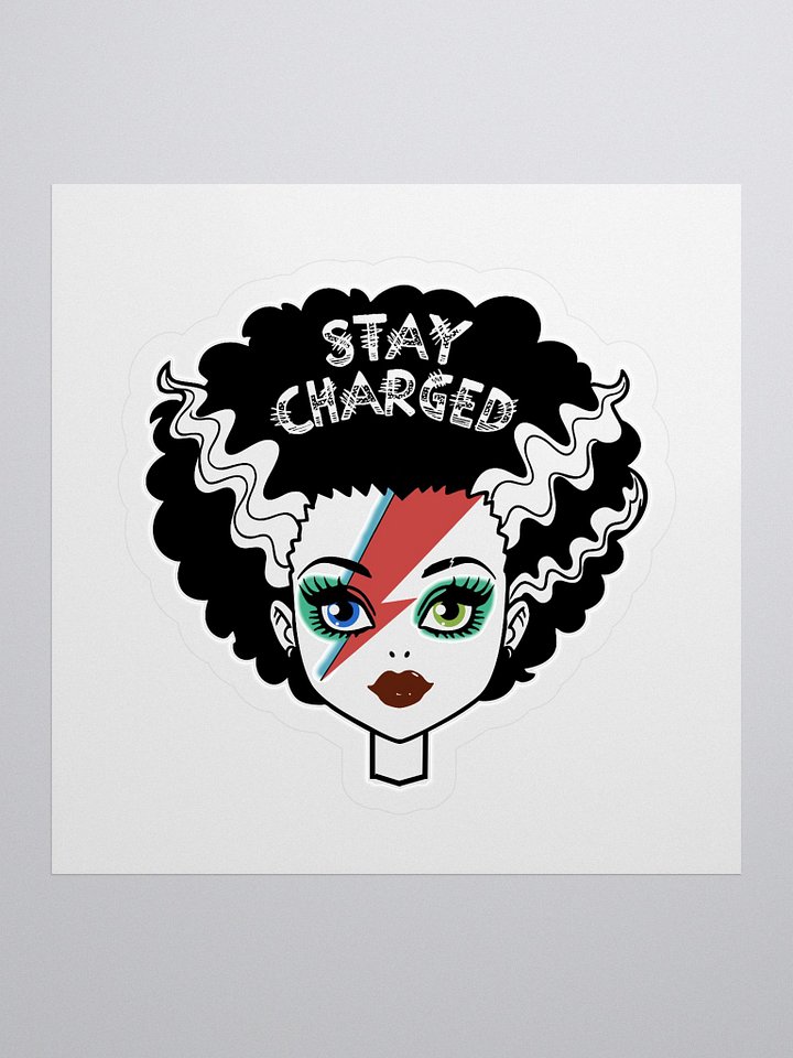 Frankie Speaks Stay Charged (sticker) product image (1)