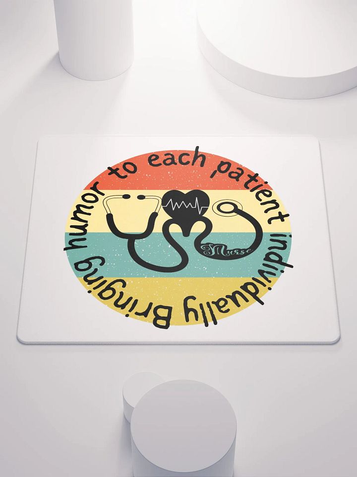 Bringing humor to each patient individually Gaming Mouse Pad product image (2)