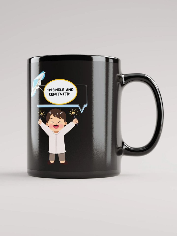 Contented and Single Mug product image (1)