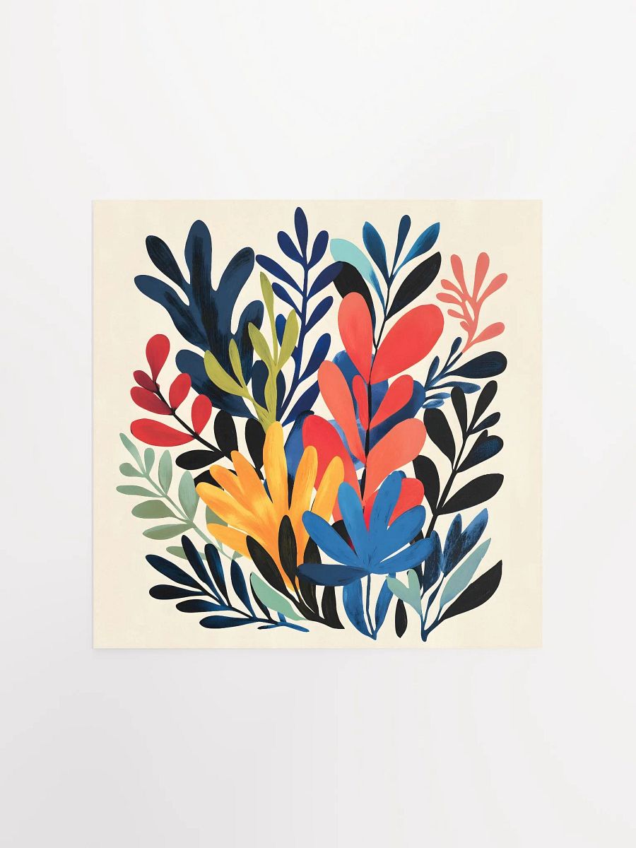 Vibrant Botanical Abstraction Poster Art product image (2)