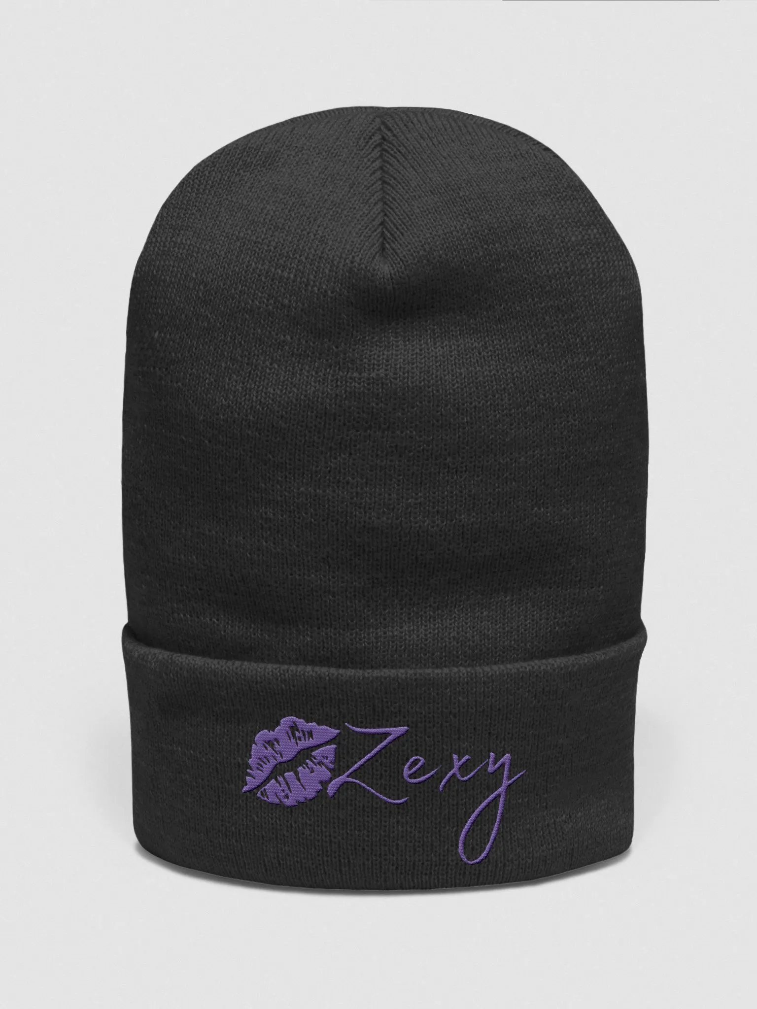 Zexy beanie/purple product image (4)