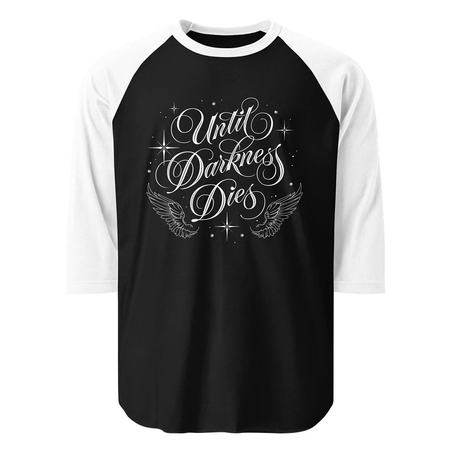 Until Darkness Dies (wings design) Fine Jersey Raglan Tee product image (1)