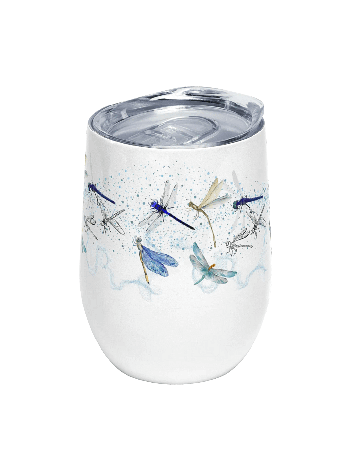Dragonfly Dreams Wine Tumbler gift for dragonfly lovers moms ladies daughters product image (1)