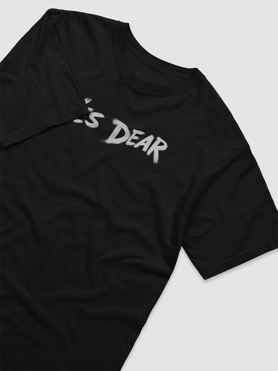 "YES, DEAR" Hand-Brushed #Humorous Heavyweight Black T-Shirt product image (3)