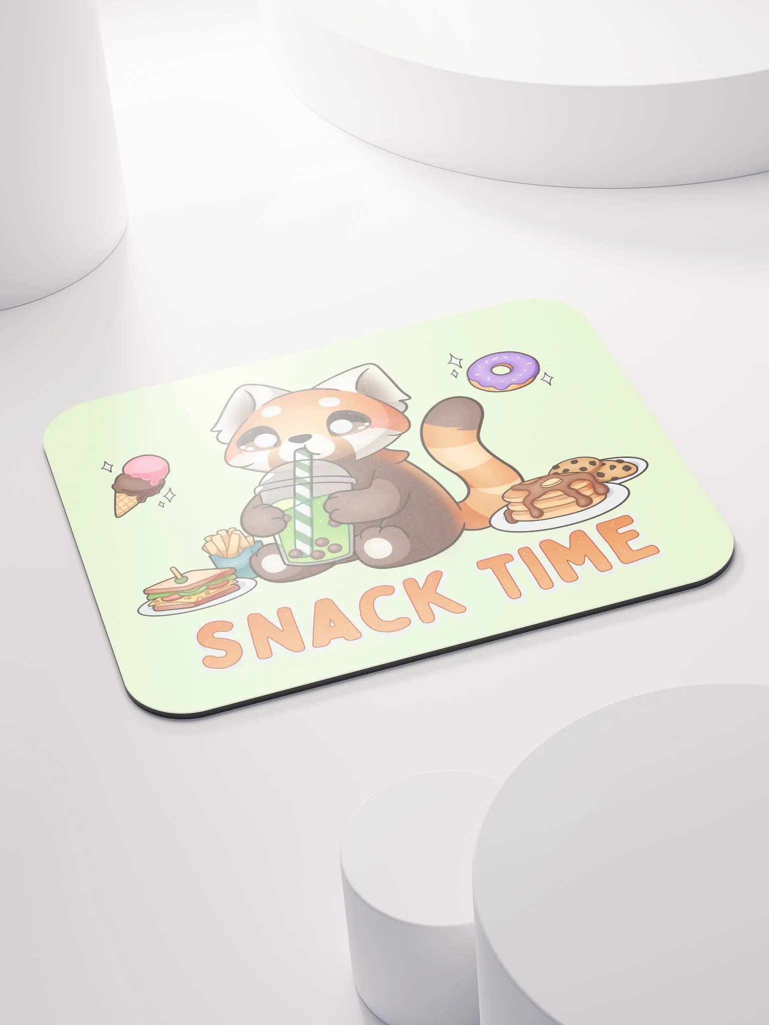 Snack Time Red Panda Mouse Pad product image (4)