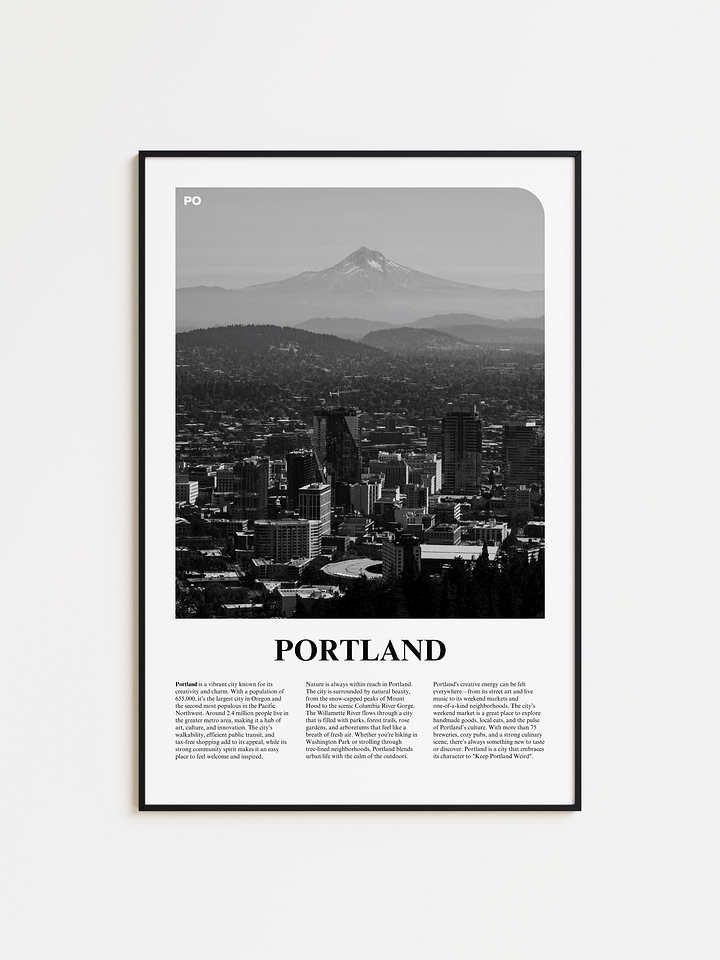 Portland 02 Newspaper Poster product image (1)