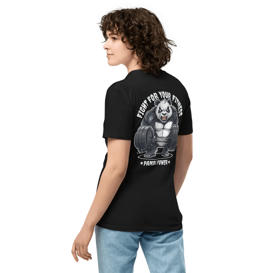 Muscle Panda Power Unisex T-Shirt product image (7)