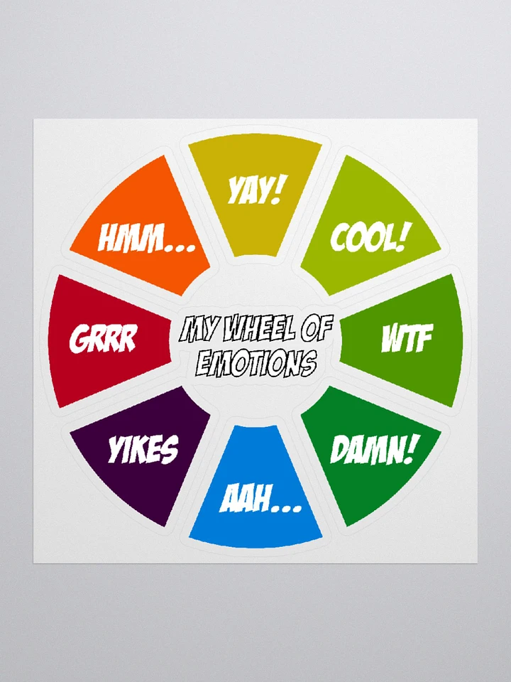 Wheel of emotions Sticker product image (1)