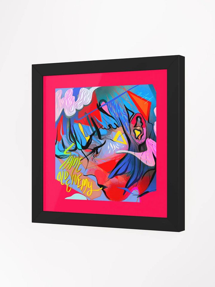 Same Old Enemy Square Framed Matte Print product image (26)