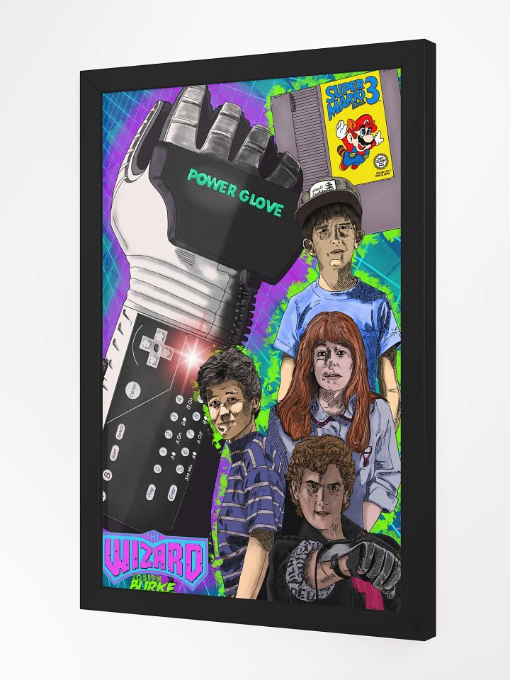 The Wizard Film Collage Framed 12x18 Art product image (1)