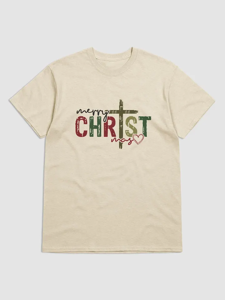 Merry Christmas Cross T-Shirt product image (2)