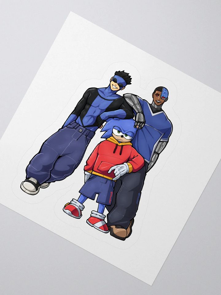 TEAM BLUE STICKER product image (4)
