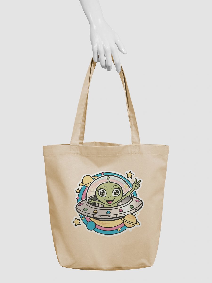 Peaceful Alien Eco Tote product image (6)