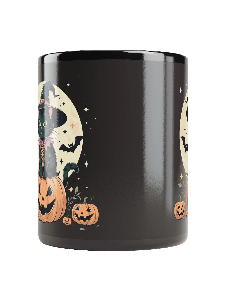 Witchy Black Kitten Halloween Mug product image (5)