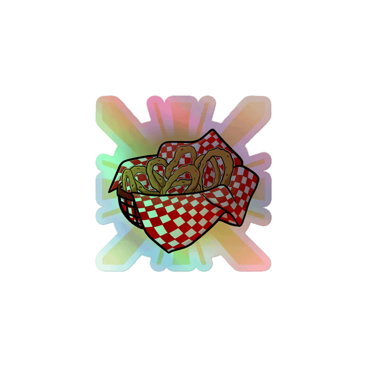 Onion Ring Holo Sticker product image (1)