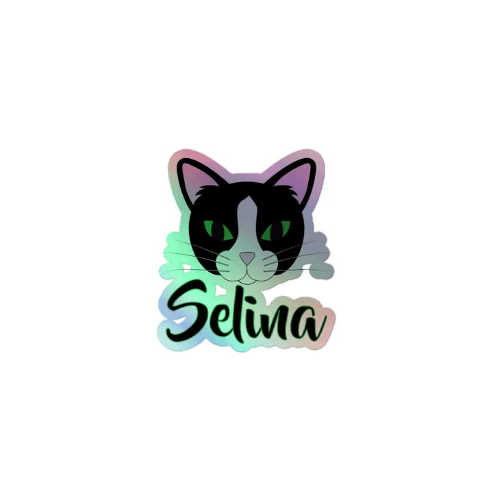 Selina's Holographic Cat Sticker product image (1)