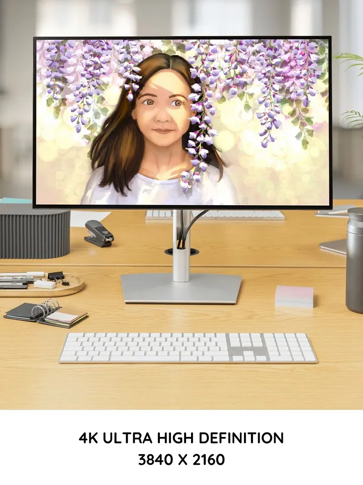 Girl Under the Wisteria Wallpaper and Animated Screensaver product image (1)
