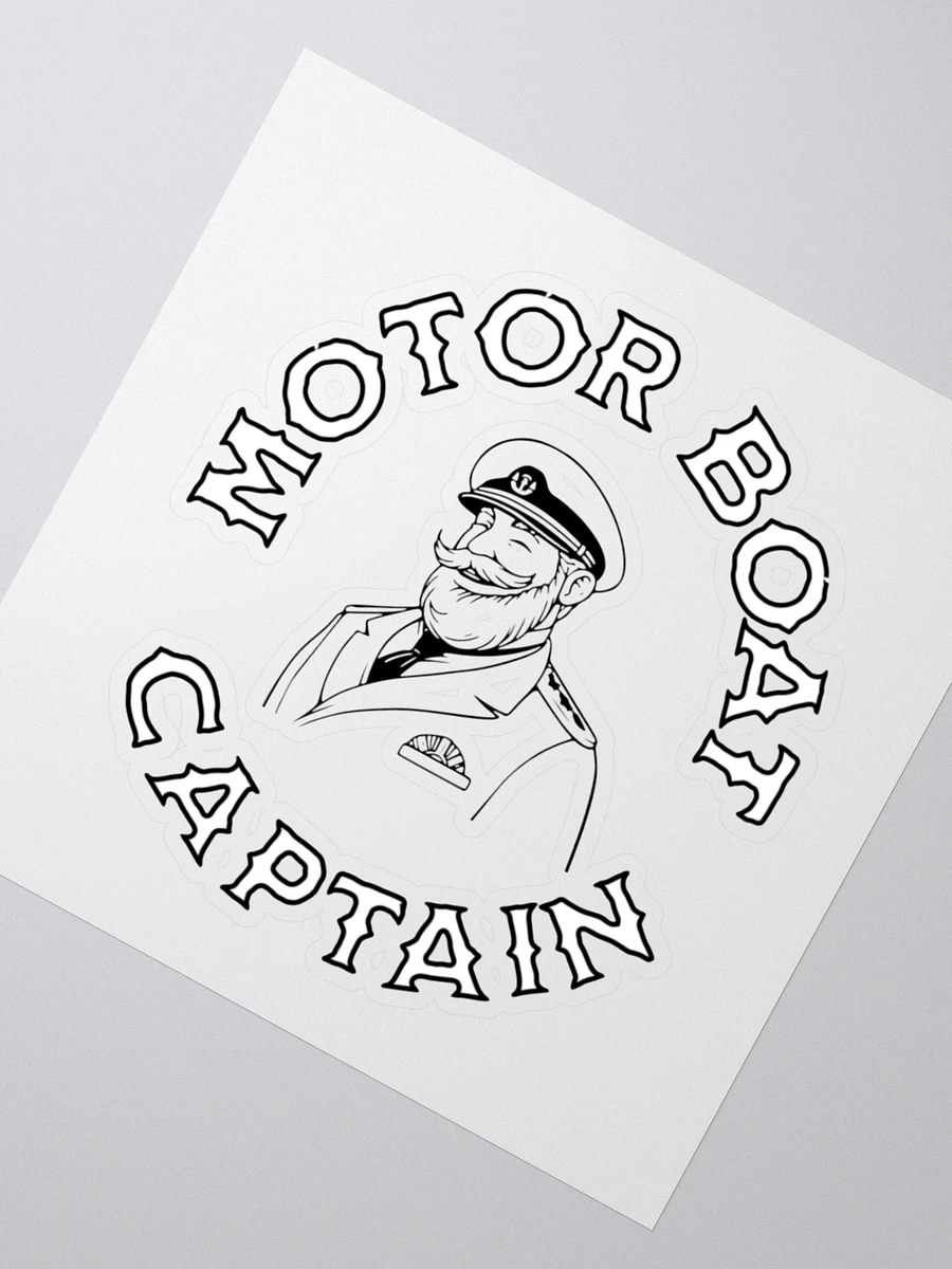 Motor Boat Captain Kiss Cut Stickers product image (2)