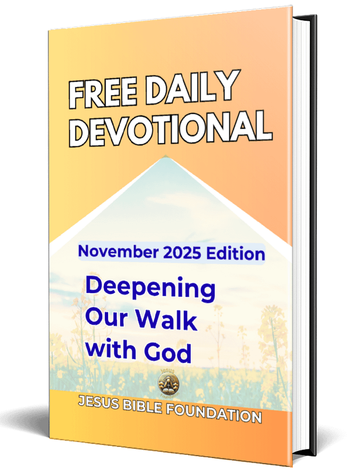 Free Daily Devotional November 2025 Edition: Deepening Our Walk with God product image (1)