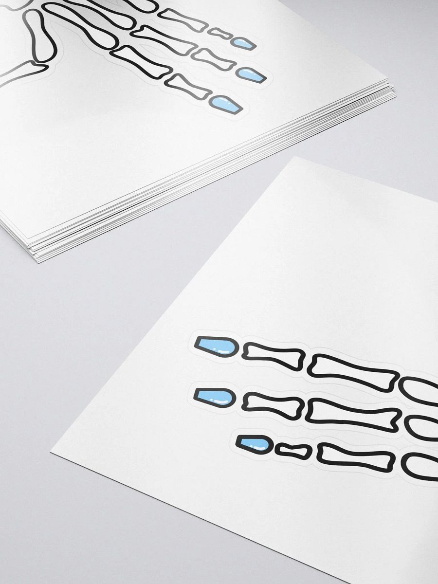 'OK' skeleton hand sticker product image (5)