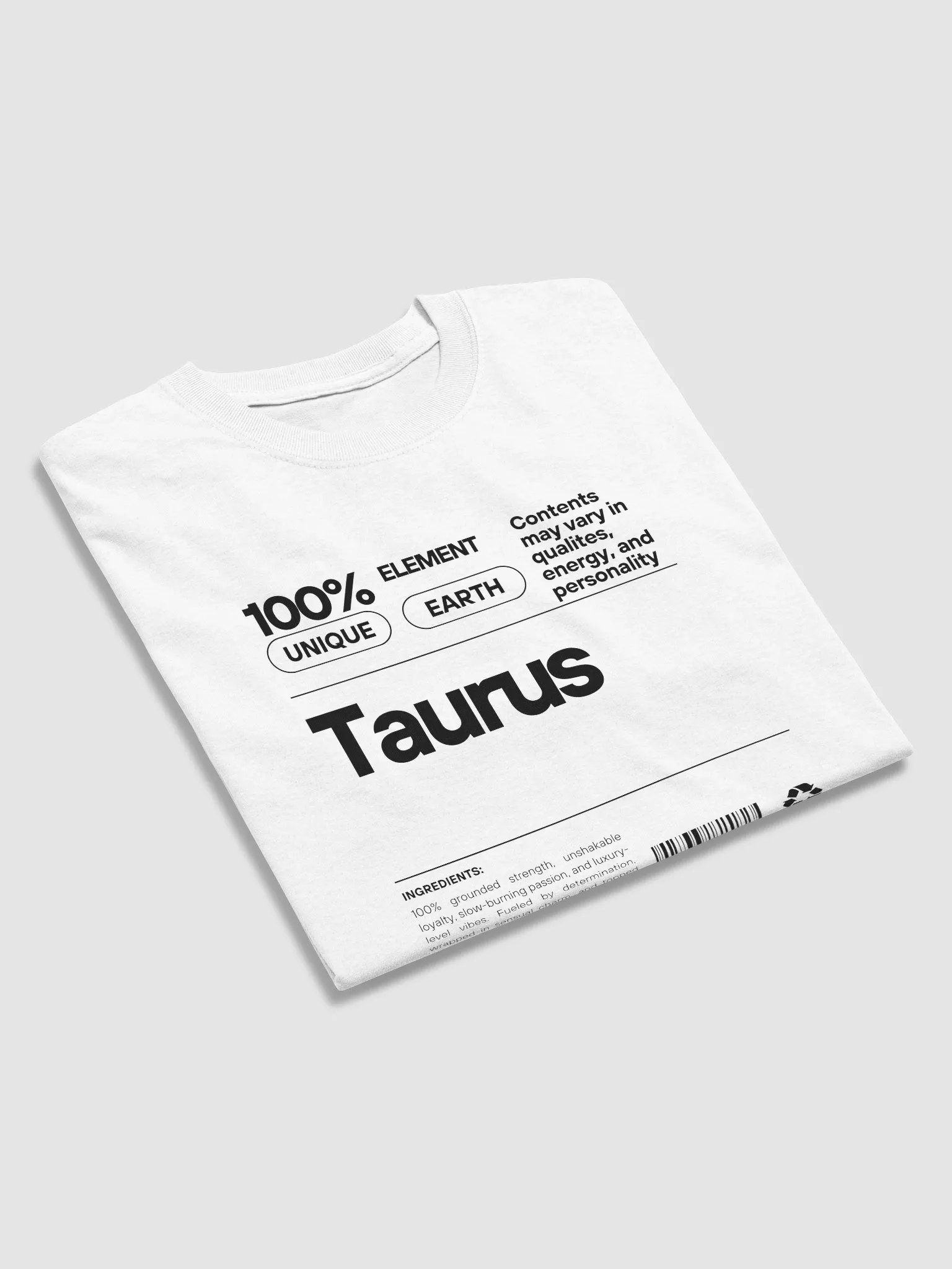 Steady. Strong. Unshakably stylish Taurus T-shirt product image (3)