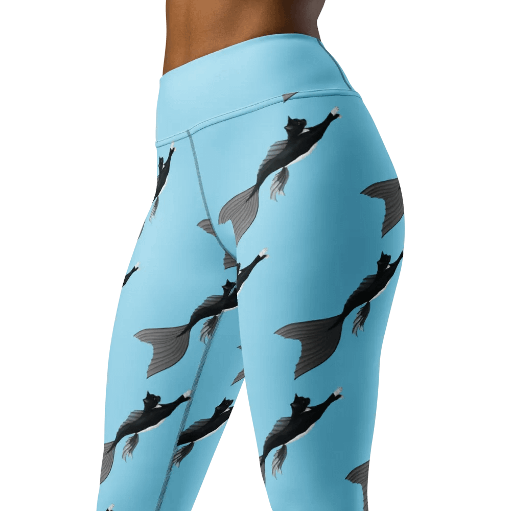 Mermeow Swimming Yoga Pants product image (7)