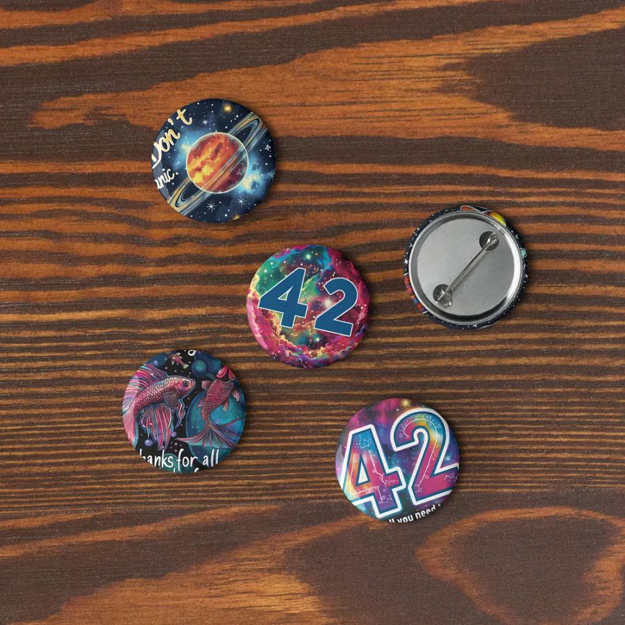 Hitchhiker Pin Set #1 product image (1)