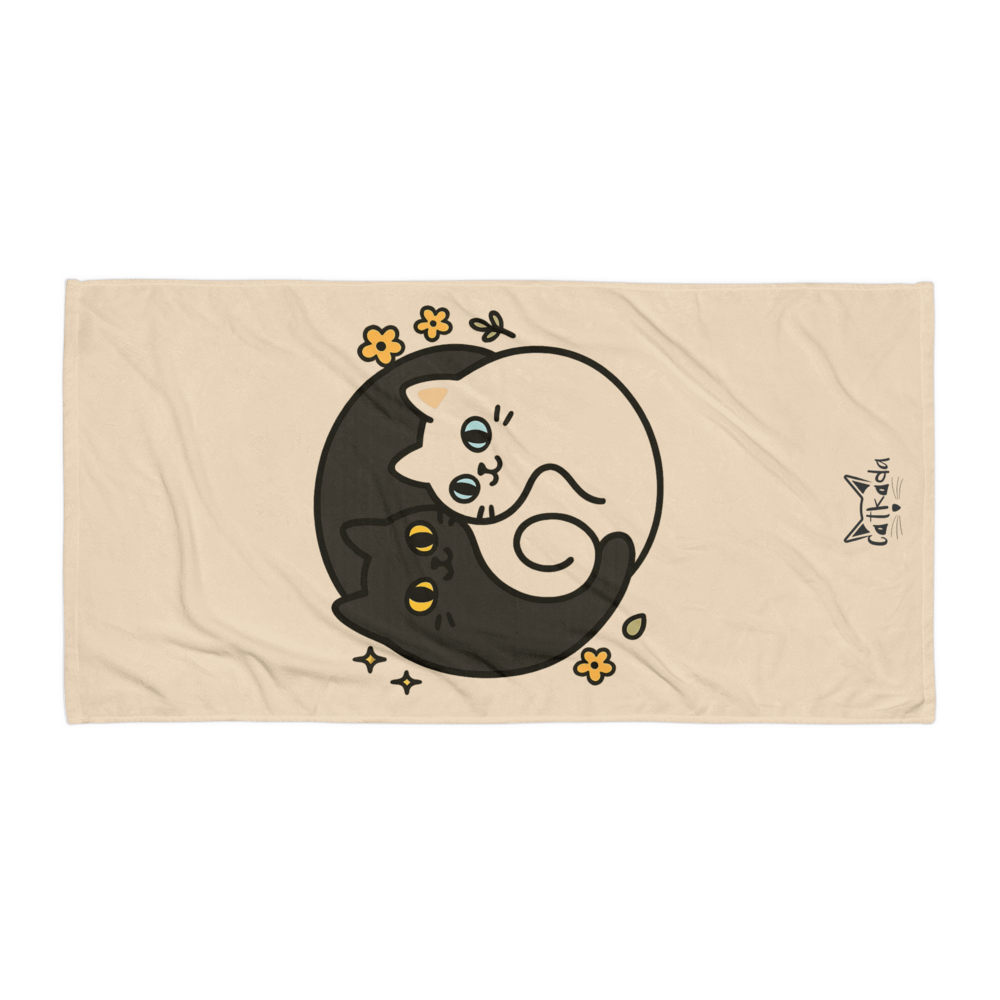 YIN AND YANG BEACH TOWEL product image (1)