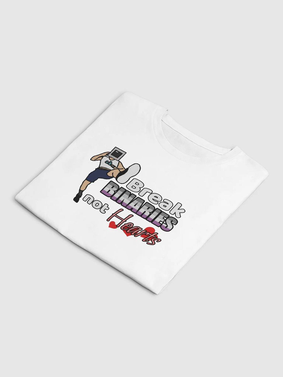 Break Binaries Not Hearts Crop Top (Asexual) product image (22)
