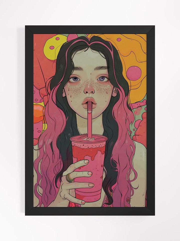 Smoothie Groove - Pop Art Framed Poster product image (1)