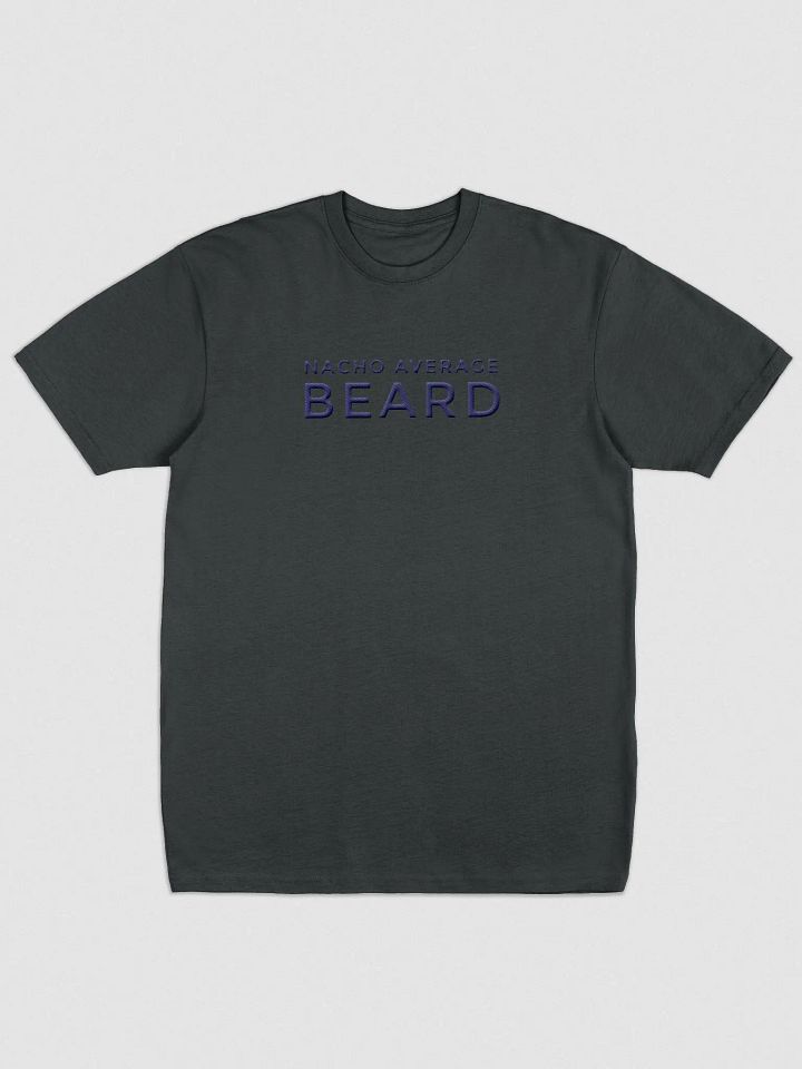 Men's Nacho Average Beard T-Shirt (Navy Embroidery) product image (5)