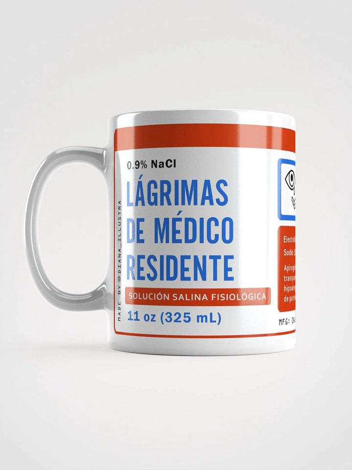 "Lágrimas de médico residente" (SPANISH) Ceramic mug product image (1)