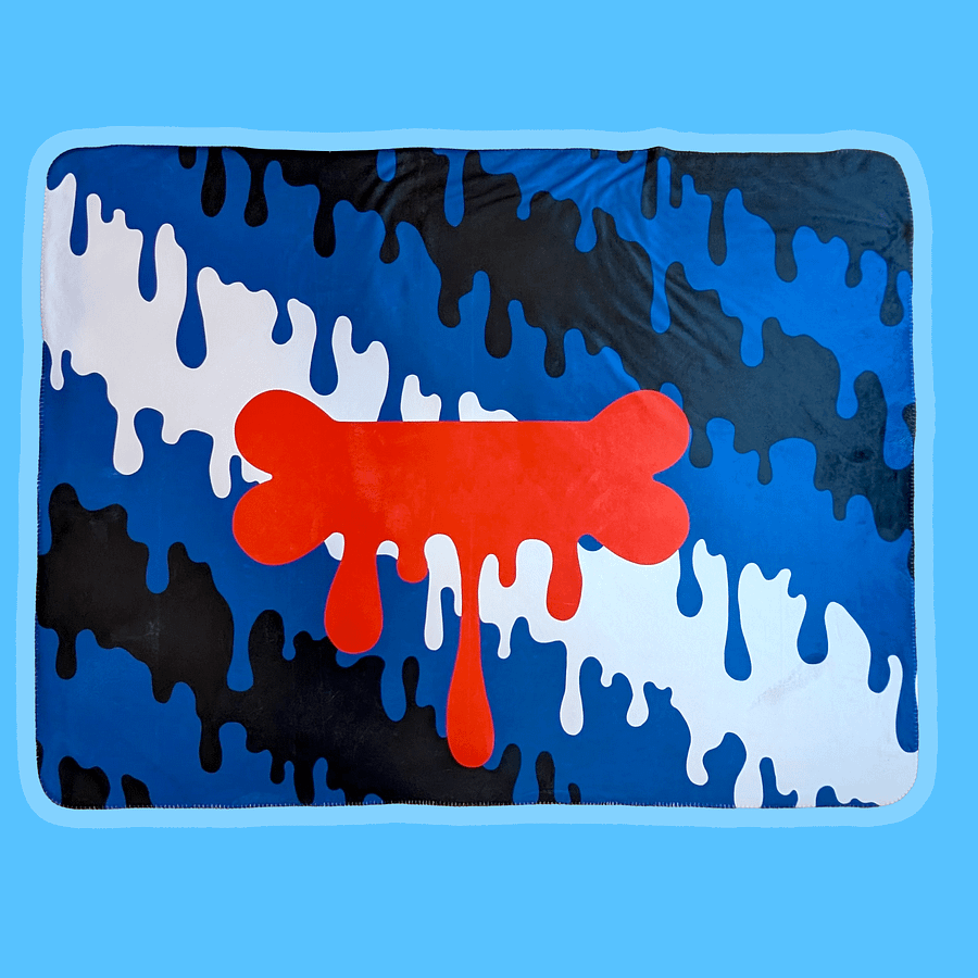 Pup Pride Drip - Sherpa Blanket product image (4)