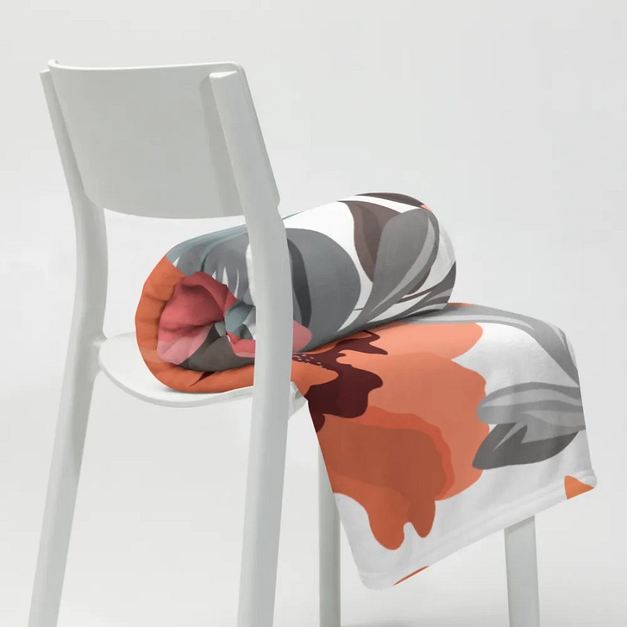 Floral Foliage Fantasy Throw Blanket product image (20)