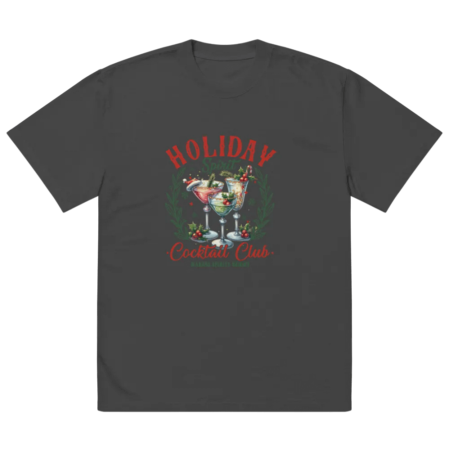 Holiday Spirits Cocktail Club T-Shirt product image (5)