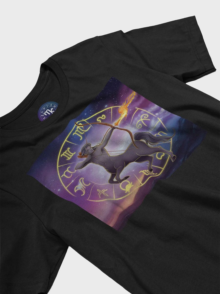 Sagittarius Zodiac Unisex Supersoft T-Shirt with Cosmic Design product image (5)