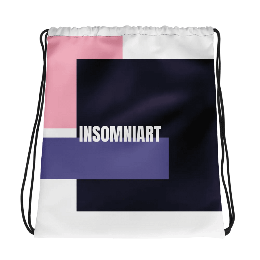 INSOMNIART All-Over Drawstring Bag product image (1)