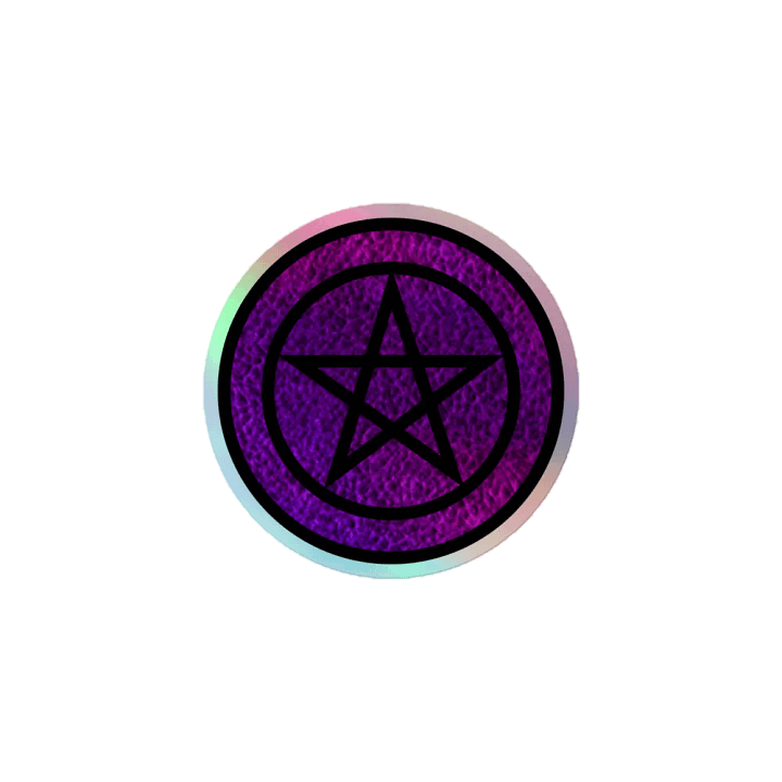 Pentacle Holographic Stickers product image (1)