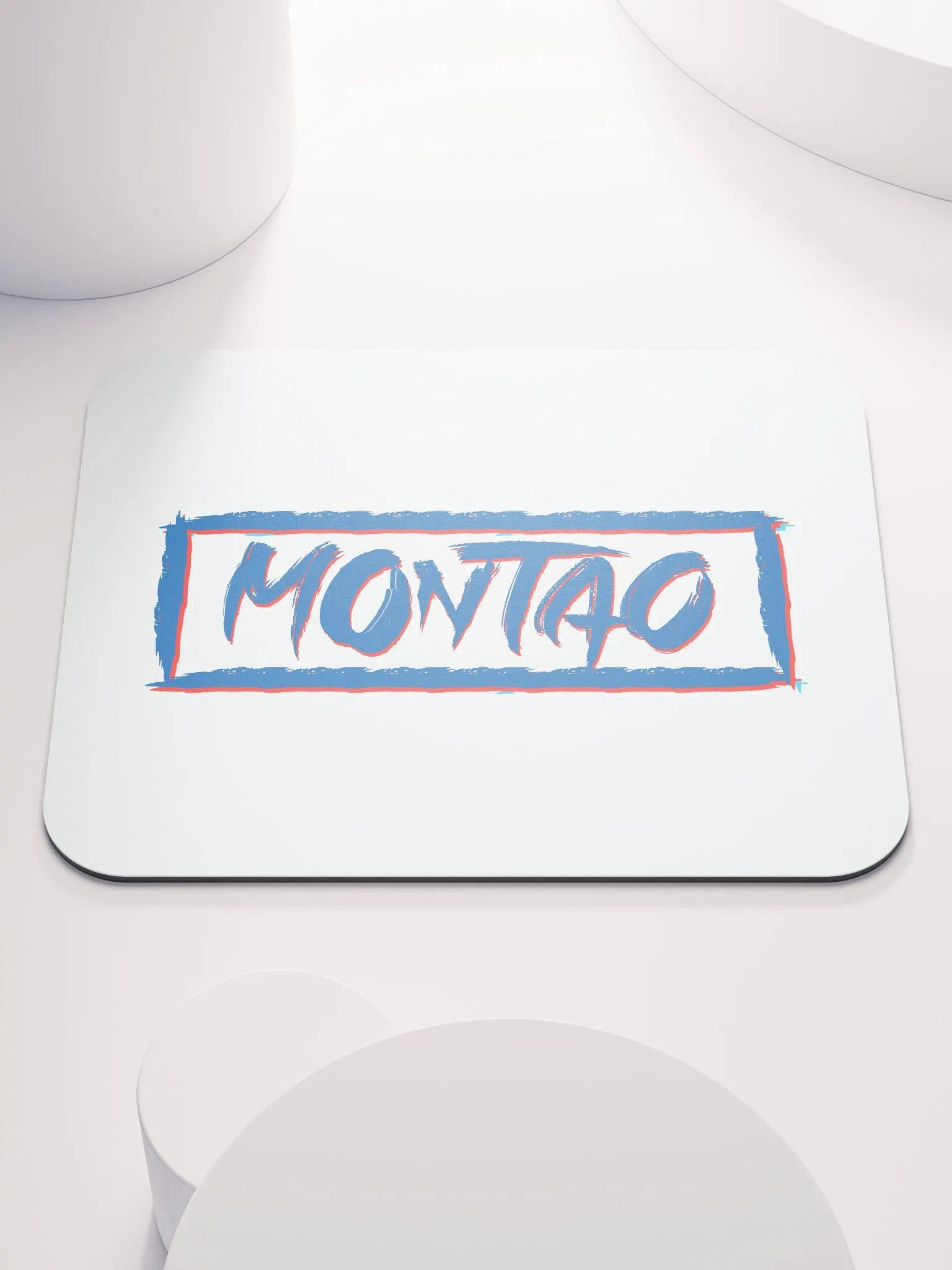 Classic Mouse Pad- Montao Logo Blue product image (1)