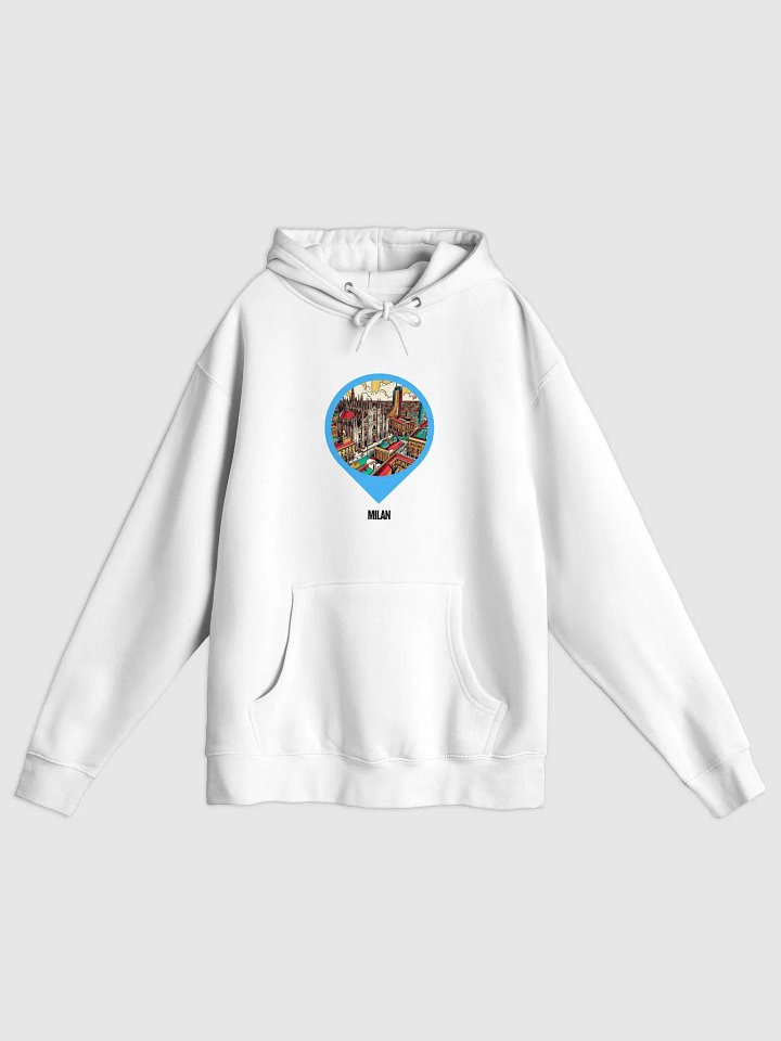 Lane Seven Premium Pullover Hoodie | AI Design Milan city product image (2)